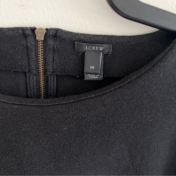 J.Crew Peplum Zipper Back Top - Picture 3 of 5